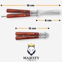 Butterfly Trainer Kamm Abmessungen