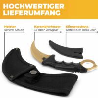 Karambit Messer Lieferumfang