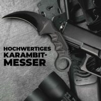 Hochwertiges Karambit Messer in Schwarz
