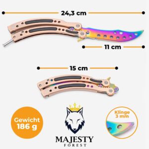 CSGO Butterfly Trainer Copper Abmessungen und Gewicht
