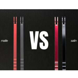 Matte vs satin
