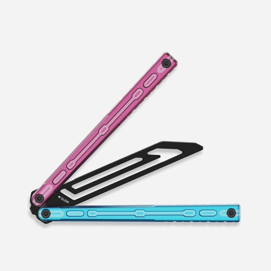 Glidr Moab x Meridian Balisong Trainer Cotton Candy