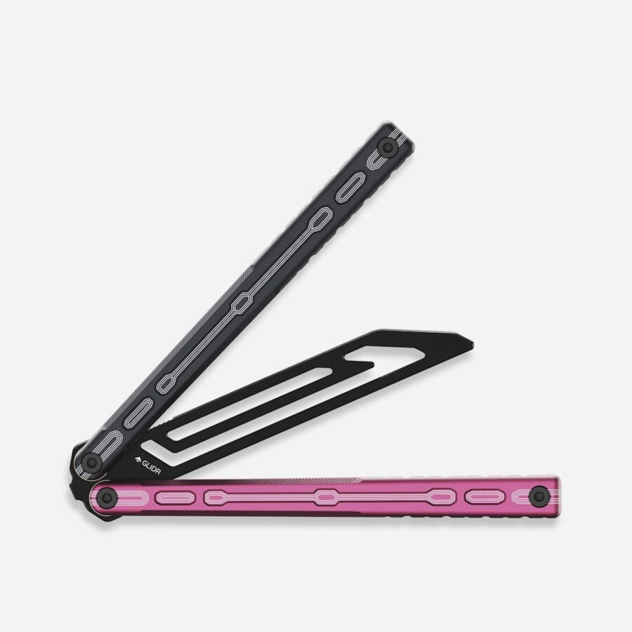 Glidr Moab x Meridian Balisong Trainer Dark Rose