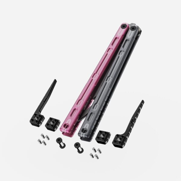 GLIDR - Moab x Meridian Balisong Trainer - Dark Rose – Bild 5