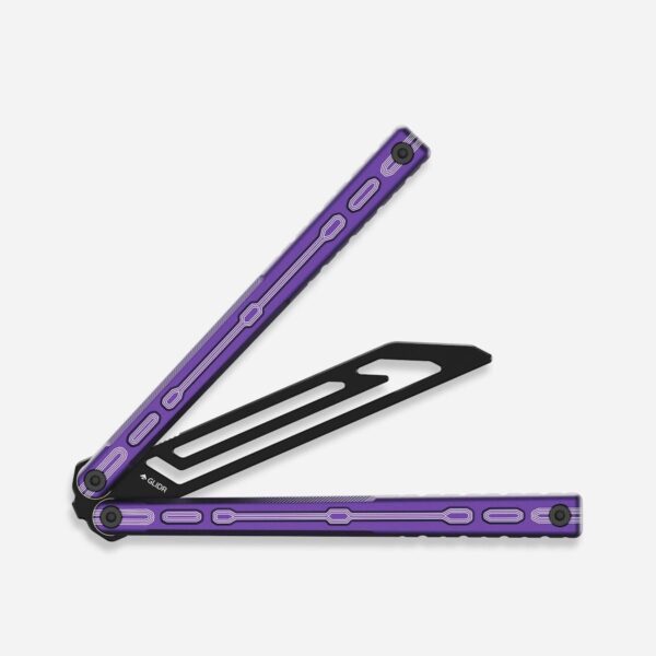 Glidr Moab x Meridian Balisong Trainer Dragon Purple
