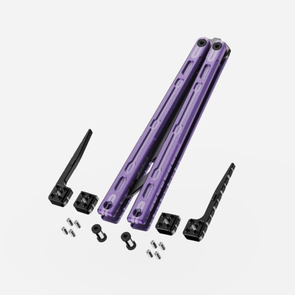 GLIDR - Moab x Meridian Balisong Trainer - Dragon Purple – Bild 5