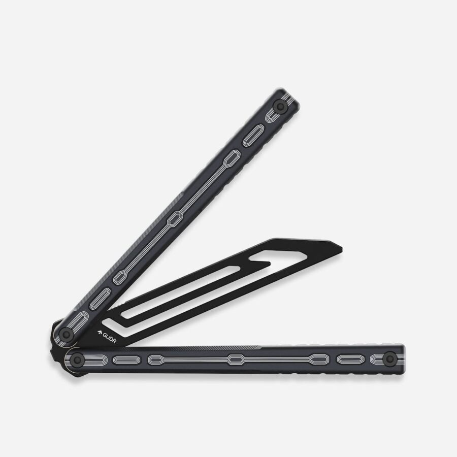 Glidr Moab x Meridian Balisong Trainer Rhino Grey