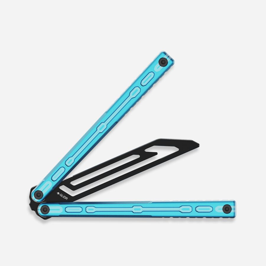Glidr Moab x Meridian Balisong Trainer Sky Blue