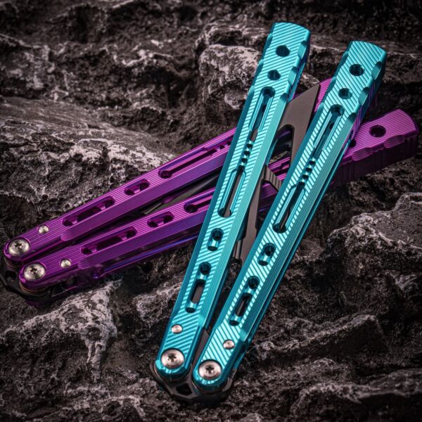 LDY - Sirius 4.5 Balisong Trainer - Silver – Bild 5