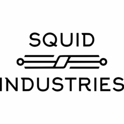 Squid Industries Logo auf weißem Hintergrund