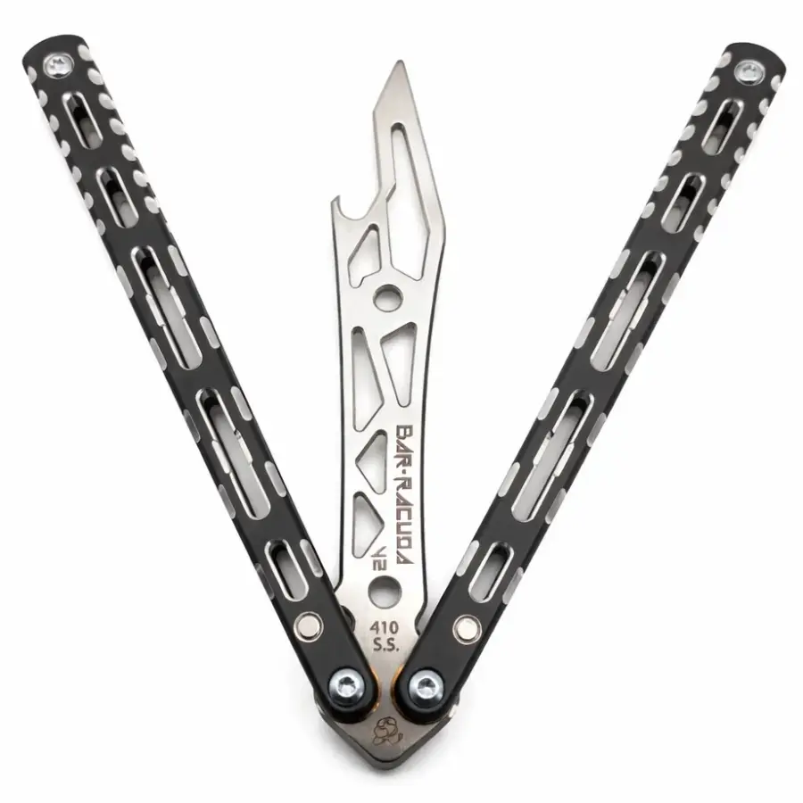 BBbarfly Barracuda V2 black opened handles